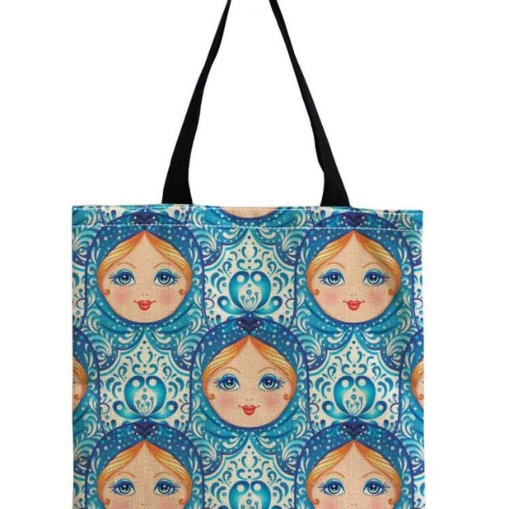 New Matryoshka Doll Cloth Tote Bag
